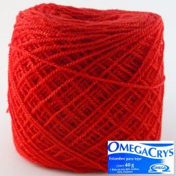 HILO OMEGACRYS 12PZ  40g  C250 ROJO